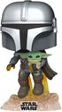 The Mandalorian Flying with the Child 402 Mandalorian Blast off Baby yoda Funko Pop Vinyl Figure